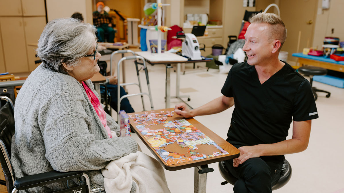 Therapy & Rehabilitation at Sheridan Healthcare and Rehabilitation Center